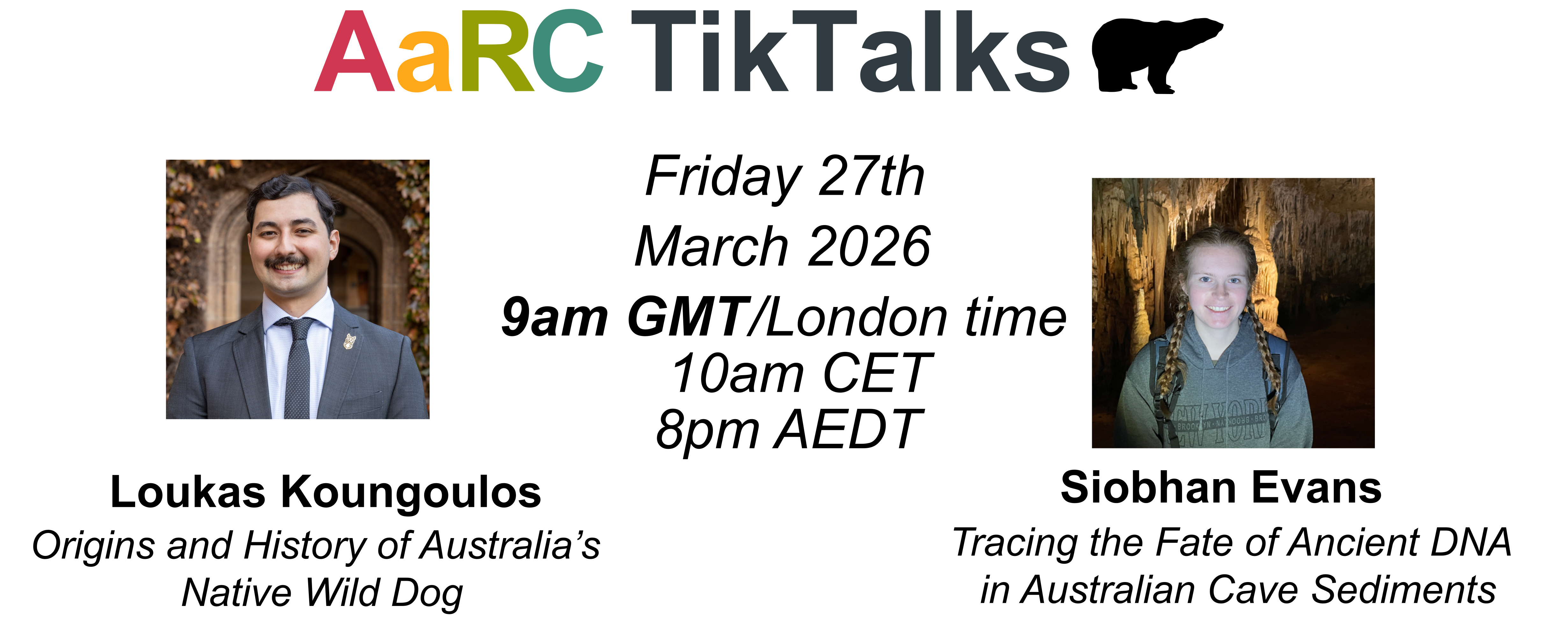 AaRCTikTalks poster for March 2026 AaRCTikTalks poster for March 2026