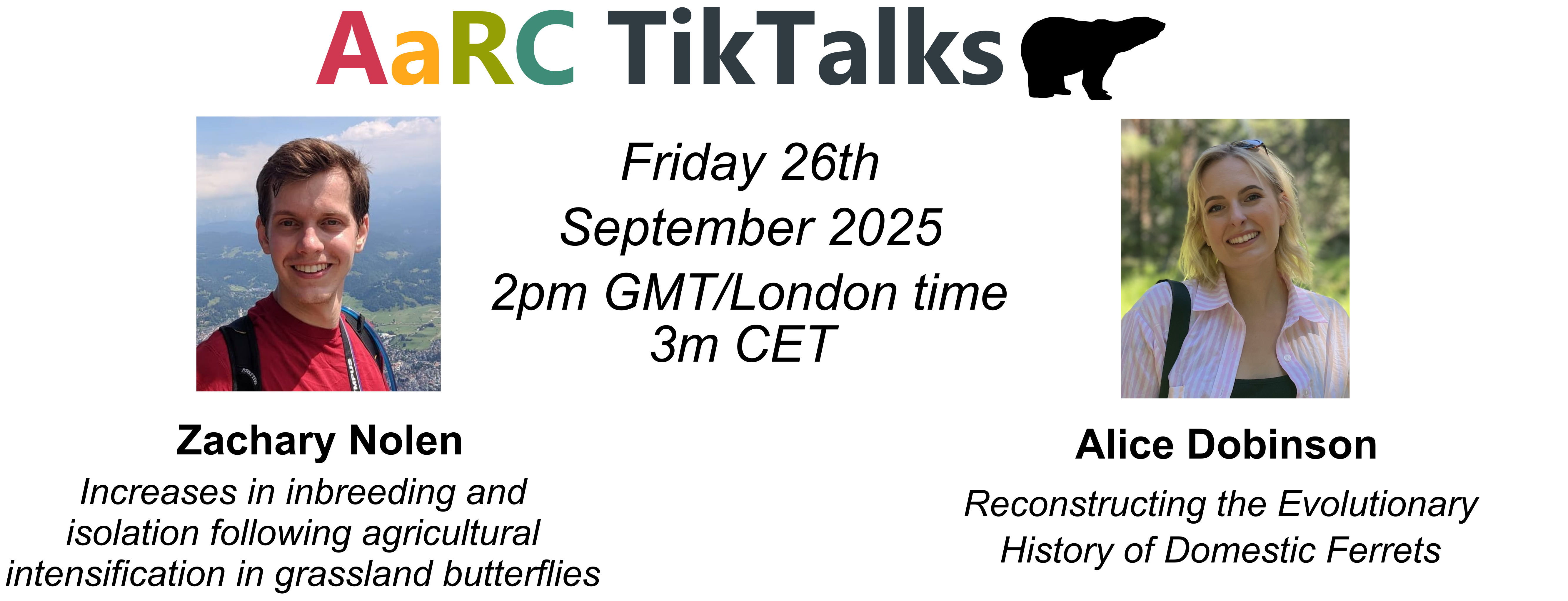 AaRCTikTalks poster for September 2025